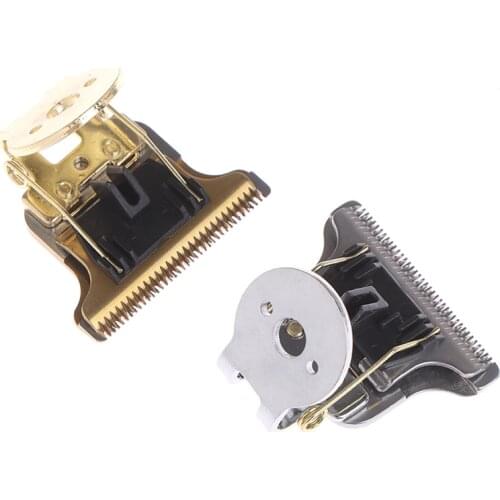 1PC T-Shaped Hair Clipper Blade With Stand T9 Blade Trimmer Replacement Clipper Head Sliver/Gold