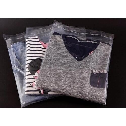 100pcs 17x35cm Clear Resealable Cellophane/BOPP/Poly Bags Transparent Opp Bag Packing Plastic Bags Self Adhesive Seal for gift