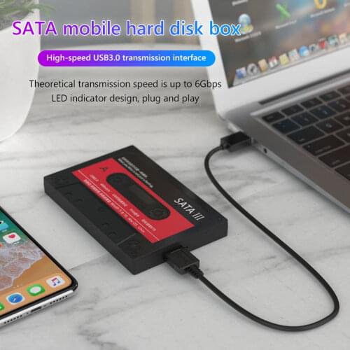 2.5 inch USB 3.0 SATA HDD SSD External Hard Drive Enclosure to USB Disk Nostalgic 6Gbps Solid State Disk Hard Disk for Notebook
