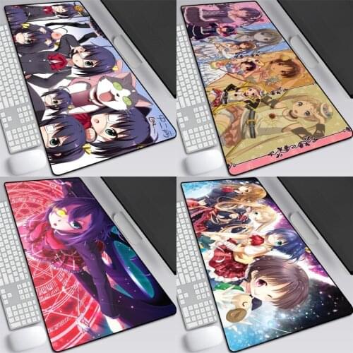 Anime Cartoon Takanashi Rikka Chuunibyou Demo koi ga shitai Printed Mouse Keyboard Pad Gaming Mat Cosplay Prop Decor Gift 1pcs