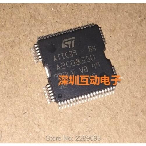 Free Shipping! 10pcs/lot Automotive IC ATIC39-B4 ATIC39 B4 A2C08350 Injection Drive Chip HQFP64