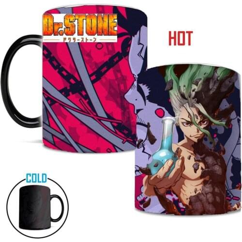 Dr Stone Mug Magic Mugs Coffee Cups Ceramic 11oz Color Changing Ceramic Mug Best Gift Mug for Friends or Kids Drop Shipping