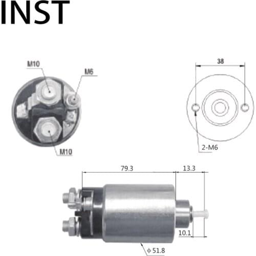 ELECTROMAGNETIC SWTICH SOLENOID FOR 12V 1.7KW XG-11390-908813 3002 7C3U11390BA VP7C3U11390AB SNLS107A SQFD201 SSF3890FX