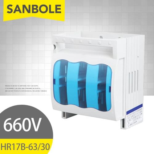 HR17B-63A Disconnect Switch With Fuse 3P Box 660V