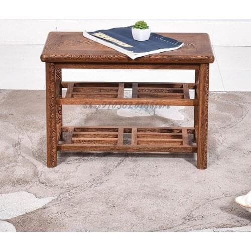 Mahogany Furniture Chicken Wing Wooden Shoe Cabinet Can Sit On The Antique Storage Rack Solid Wood Living Room Modern Simple Lei