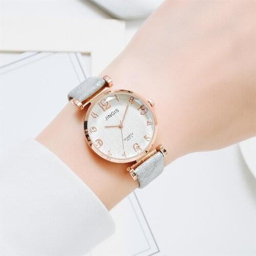 Minimalist Black White Women Fashion Watches Simple Number Dial Ladies Leather Wristwatches Drop Shipping Woman Quartz Watch