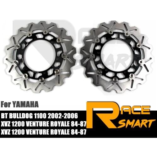 Motorcycle CNC Front Brake Disks For YAMAHA XVZ 1200 VENTURE ROYALE 1984-1987 Brake Disc Rotors BT 1000 BULLDOG 2002-2006 2003