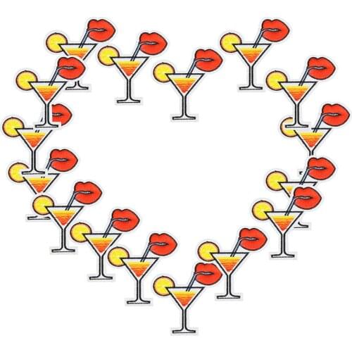 Diy patches for clothing iron embroidered patch applique iron on patches sewing accessories badge stickers on clothes bag DZ-020