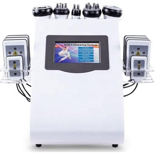 Arrival Model 40k Ultrasonic liposuction Cavitation 8 Pads Laser Vacuum RF Skin Care Salon Spa Slimming Machine & Beauty Equipme