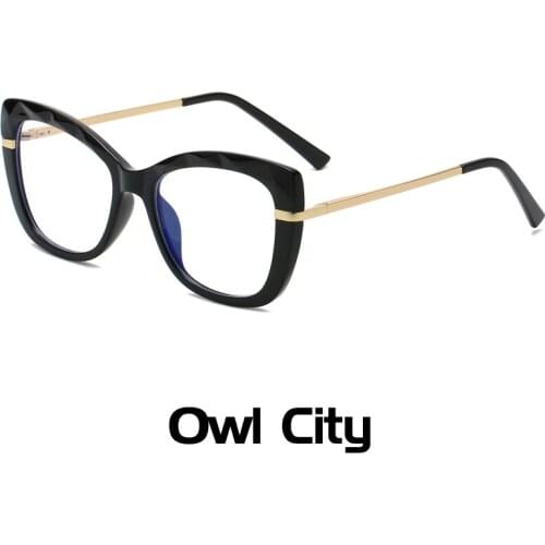 Vintage Cat Eye Optical Glasses Women Men Clear Glasses TR90 Eyeglasses Frames Prescription Transparent Lens Spectacle Frame