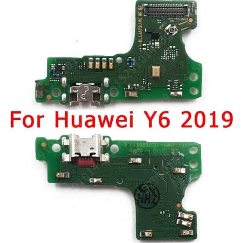 Original USB Charge Board for Huawei Y6 Prime 2019 Charging Port Dock Connector Flex Cable Replacement Spare Parts
