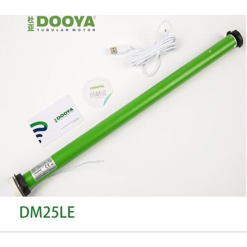 DOOYA DM25LEU Motor USB interface Micro charge DOOYA tubular battery motor suit Dia.38mm tube for roller blinds/zebra blinds