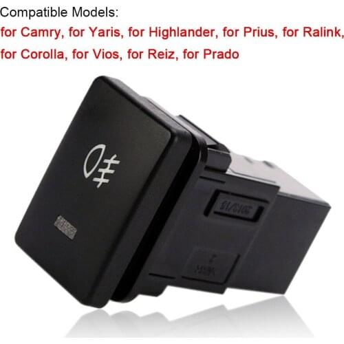 DC12V 4 Wire Foglight Switch Fog Light Button for Toyota