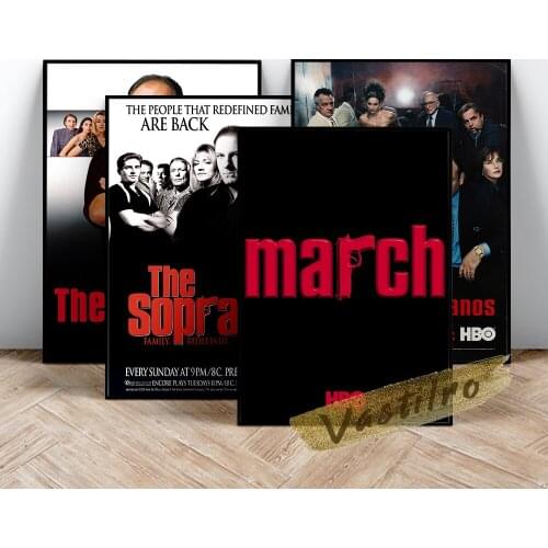 The Sopranos Poster, Classic Tv Play Series Prints, Sopranos Movie Character Portrait Wall Art, Godfather Sopranos Wall Picture
