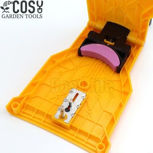 Professional Chainsaw Teeth Sharpener Portable Sharpen Chain Saw Bar-Mount Fast Grinding Sharpening Chain Woodworking Tools