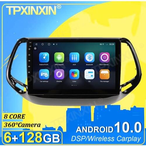 PX6 IPS Android 10 6G+128G Carplay 360 Camera For Jeep Commander 2016-2019 Multimedia Player Radio Tape Recorder Video Navi GPS