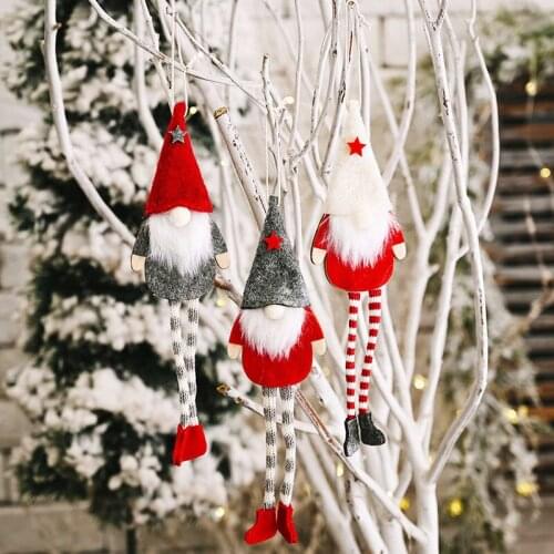 Christmas Faceless Doll Hanging Pendant New Year Party Gifts Home Decor Xmas Tree Ornaments Merry Christmas Decorations 2022