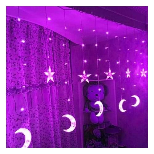 Led Light Christmas Decorations for Home Lights Outdoor Indoor Led String Warm White star moon heart-shaped 12 lamp freeshipping