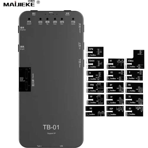 TB-01 LCD Screen Tester For iPhone 11 12 Pro MAX X XR 8 7P 6S Programmer Ambient Light Sensor Original Color True Tone 3D Touch