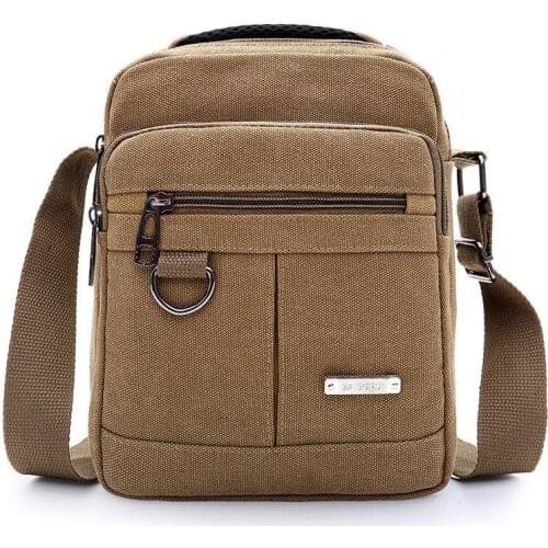 Unisex Bags Fashion Canvas Solid Color Business Shoulder Messenger Bags Crossbody Hand Bag 2020 Casual Handbags