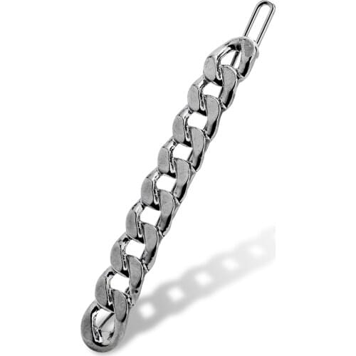 WYBU Classic Tiara Link Chain Hairclip For Women Black Gun Gold Plated Hair Organize Barrete Decoration Hair Accessories Jewelry