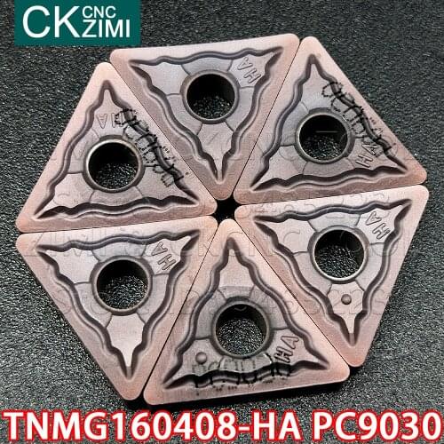 10PCS TNMG160408-HA PC9030 TNMG 160408 HA PC9030 TNMG332-HA PC9030 Carbide Inserts Turning Inserts Tools CNC Metal Lathe Tools