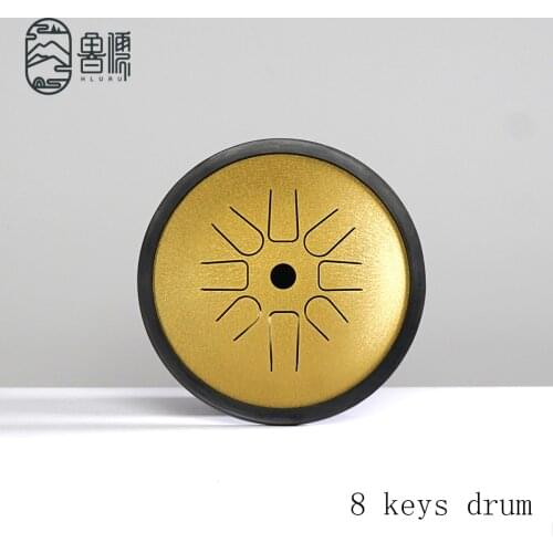 8 Keys Treble Supplement Drum Musical Instruments Gift Portable Drum