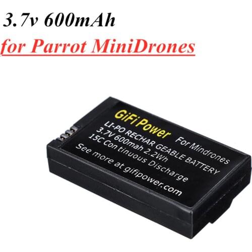 3.7V 600mAh 15c Replacement Lipo Battery For Parrot Mini Drones Mambo Jumping Sumo and Rolling Spider 3.7v Drones Battery