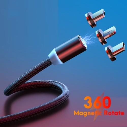 Fast Charging Magnetic Cable Micro USB Type C Cable For Iphone Xiaomi Mobile Phone Magnet Data Charger USb Cord Wire