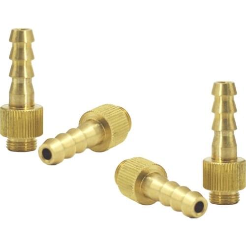 2 Pieces Propane Brass Quick Connect Fitting Adapter for Outdoor Camping Picnic BBQ Cooking Accessories