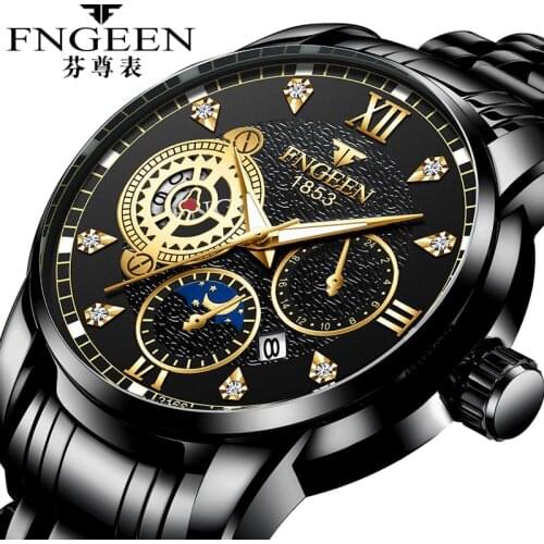 Relogio Masculino Brand Hot Fashion Mens Watches Top Brand Luxury Wrist Watch Quartz Clock Blue Watch Men Waterproof Chronograph