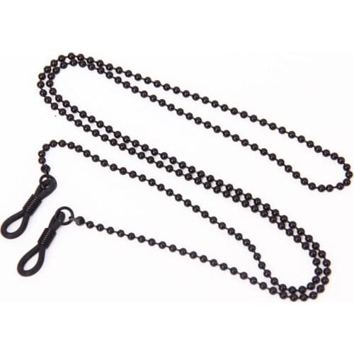 Decorative Copper Glasses Chain -Black