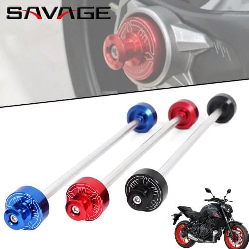 Axle Fork Slider Stand Screw Wheel Swingarm Spools For YAMAHA MT-07 FZ-07 XSR 700 MT07 FZ07 2014-2020 19 Motorcycle Accessories