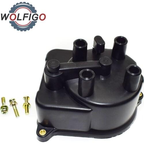 WOLFIGO Distributor Cap For Honda Accord CR-V Civic Acura Integra 30102P54006 30102-P54-006