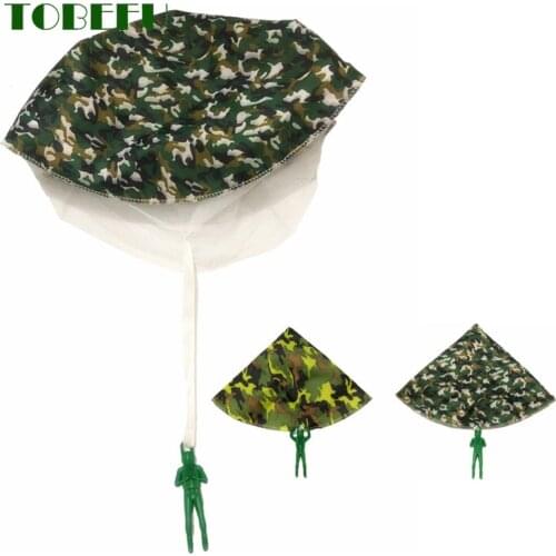 TOBEFU Hand Throwing Mini Soldier Parachute Toys For Kids Fun Play Outdoor Sports Game Childrens Educational Gifts