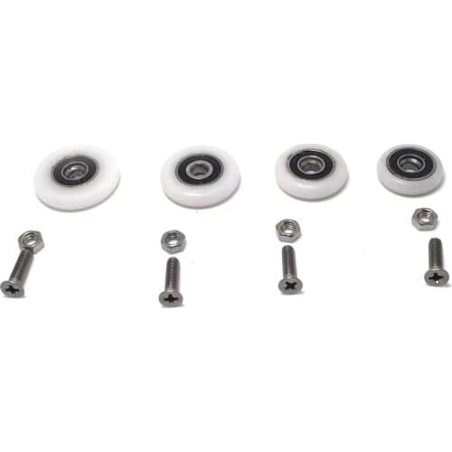 Set of 4 Shower Door Rollers / Runners / Wheels Replacement Rollers