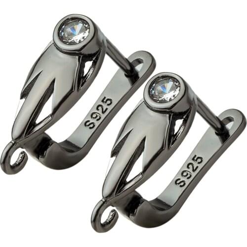 Peixin 4 Colors Accessories For Earrings Jewelry Making Creative Tassle Pearl Dangle Earring Hooks Findings Jewellery Wholesale