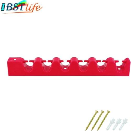 Rubber 6 Rods Rack Fishing Pole Holder Rod Holders Display Racks Fixing Rack Wall Mounted Rod Collection Rack Storage Combos