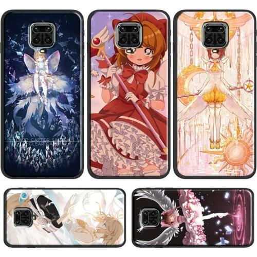 Cute Cardcaptor Sakura Case For Xiaomi Redmi Note 10 Pro 8T 9S 7 8 9 Pro Cover For Redmi 9T 9C 9 9A 7A 8A K40