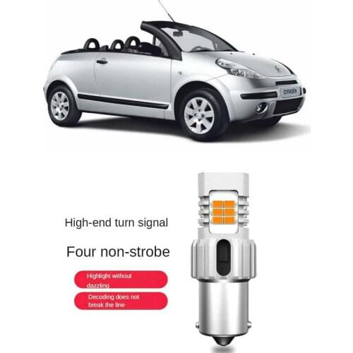 Turn signal Light For CITROEN C3 Pluriel HB - CABRIO 100% Canbus Error Free 1556LM 2pc