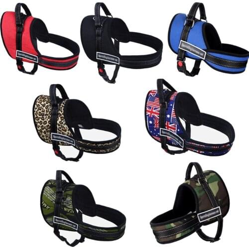 Large Dog Harness Vest Collar Pet Products Comfortable Nylon Net Cloth Professional Dog Chest Straps
