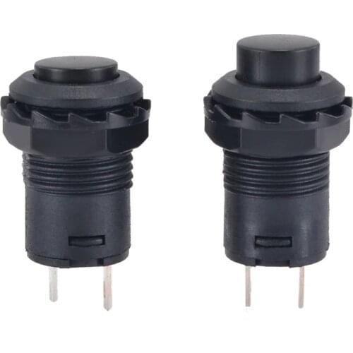 10pcs Car Boat Dash Latching OFF-ON Push Button Switch Self Locking Type 12mm 12V 1.5-3A Mayitr Electric Supplies