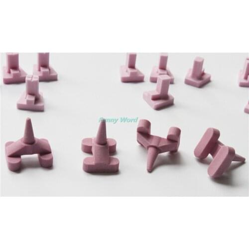 NEW 12Pcs Ceramic Firing Pegs Dental Lab for Porcelain Oven Tray