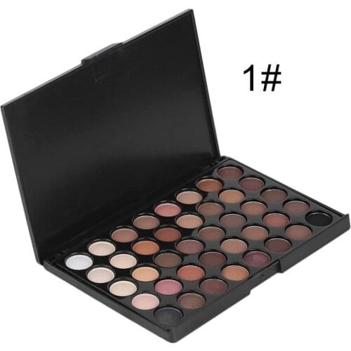 40 Color Eyeshadow Matte Pearlescent Eye Shadow Tray Can Be Equipped With Eye Shadow Brush Professional Fashion