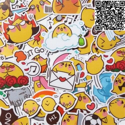 40 PCS/Lot Chick baby daily Style Mix Stickers For Kids Skateboard Laptop Luggage Motorcycle Toy JDM Waterproof DIY Sticker