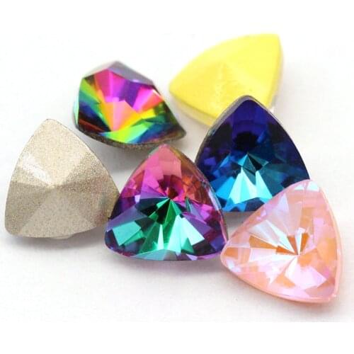 6mm Glue On Rhinestones Mocha Colors Nails Decoration Crystal Stones DIY Clothes Bags Accessories Pointback Fancy Stones