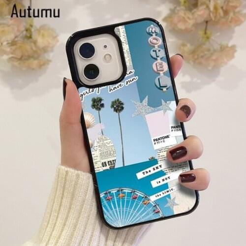Phone Case for iPhone 12 mini X XS XR 11 Pro Max SE 2020 5 6S 7 8 Plus Samsung Galaxy S8 S9 S10 S20 S21 Collage Cover