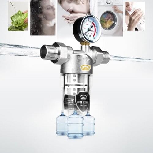 Home pre-filter water filter Water Tap Pipe Stainless Steel Water purifiers Remove sediment for Kitchen Bathroom Faucet WF31