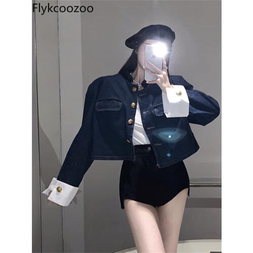 Женские короткие куртки Flykcoozooi China At AliExpress