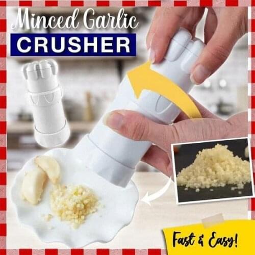 Garlic Press Garlic Mincer Chopper Crusher Presser Slicer Grater Squeezer with Great Handle Kitchen Tools Knife Accessories